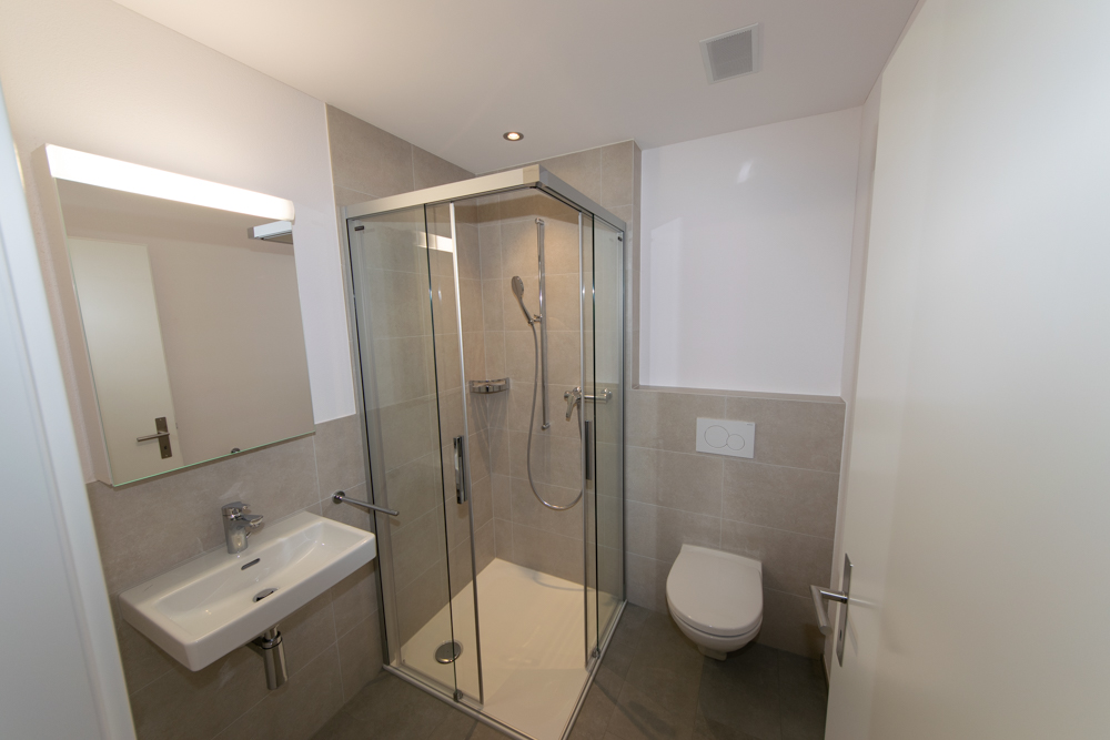 WC / Dusche im Weitwinkel